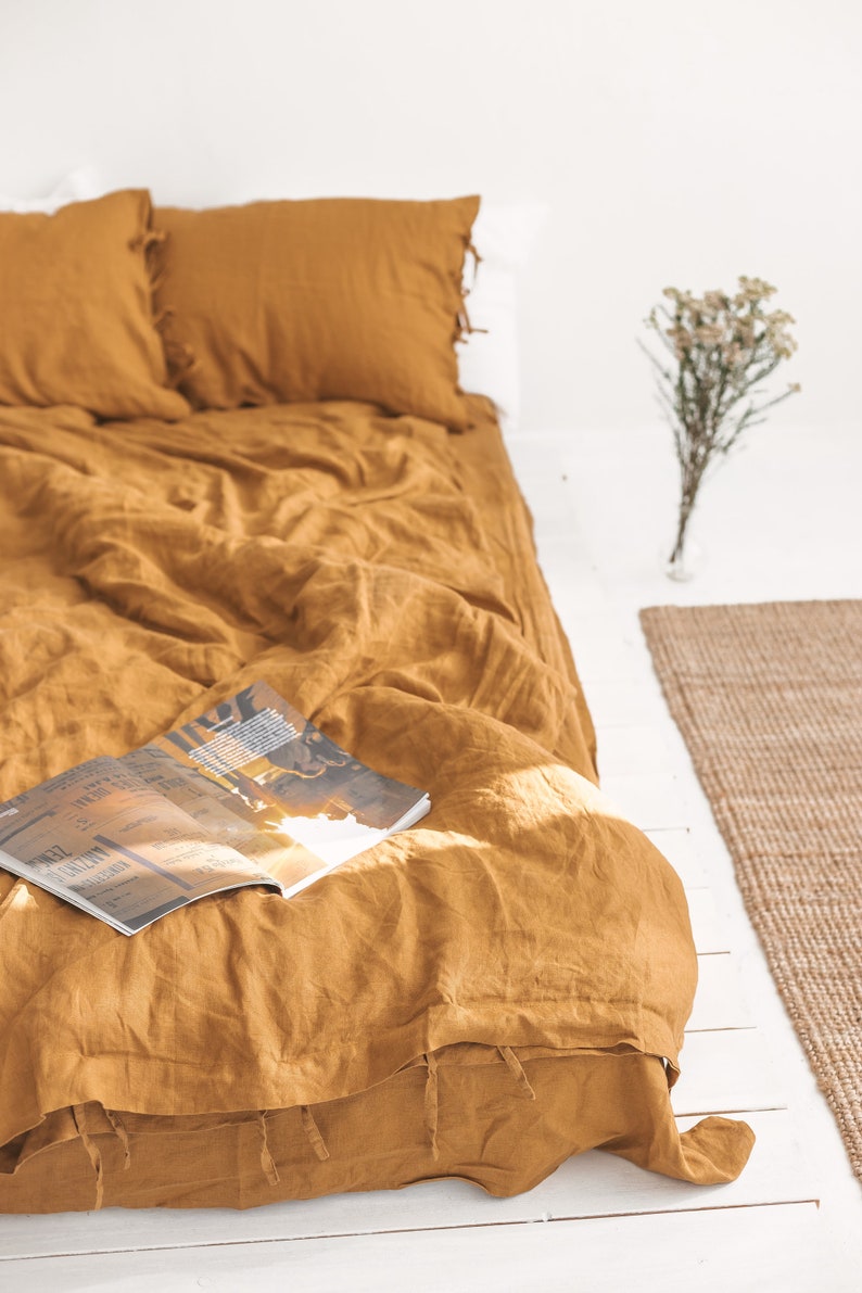 Linen Duvet Cover Custom Size Duvet Cover Duvet Cover W Etsy