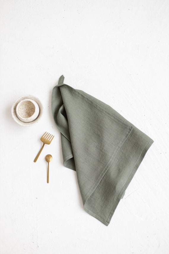 Linen Tea Towels Set of 2,flax Tea Towel,linen Kitchen Towel,linen