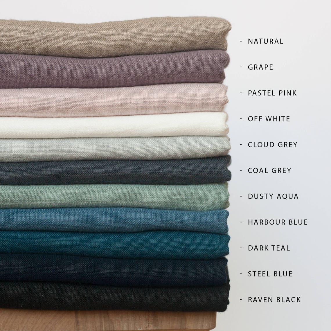 Linen Fabric by Metersoftened Linen Fabric by Yardnatural Etsy New