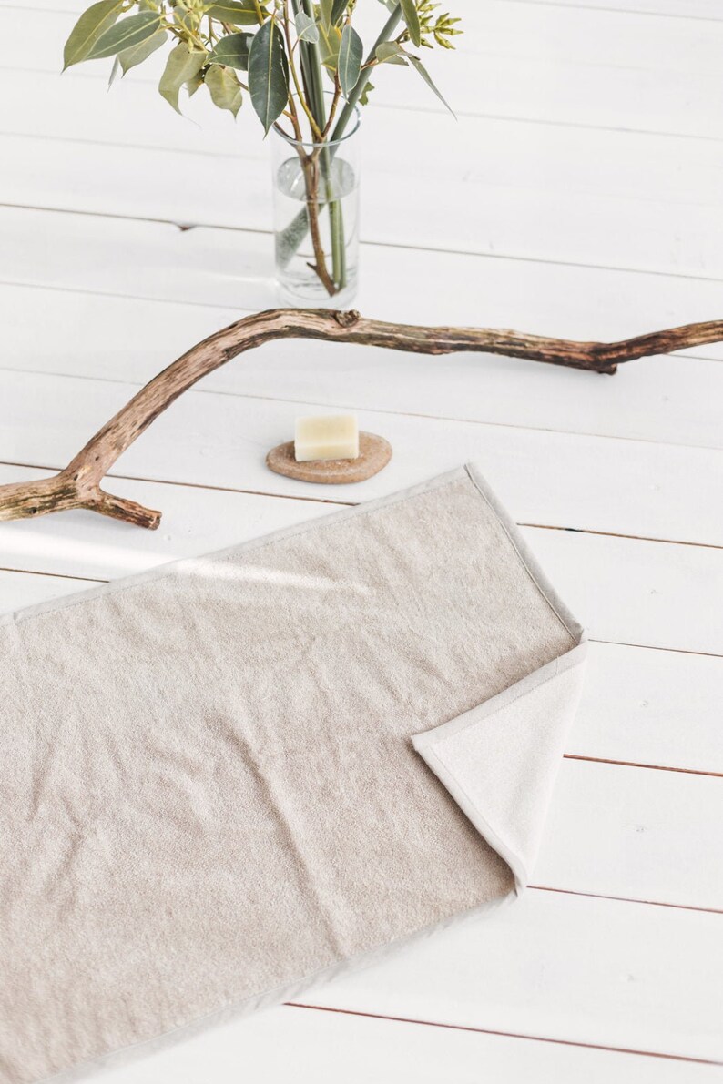 Linen Bath Mat - Thumbnail 2