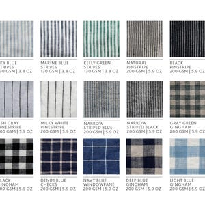 Striped Linen Fabric by meter,Softened linen fabric by yard,Grey Linen Fabric,Stonewashed Linen Fabric,Washed Linen Fabric,Pure Linen Fabric image 2