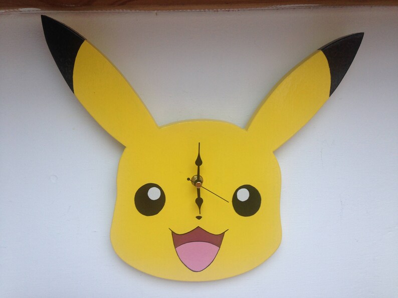 Pokemon Wall Clock Boys Room Decor Bedroom Decor Children S Room