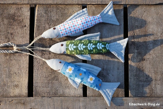 Ebook Fisch Deko Forellen Bunt Selber Nahen Diy Etsy