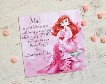 will you be my flower girl card flower girl invitation etsy