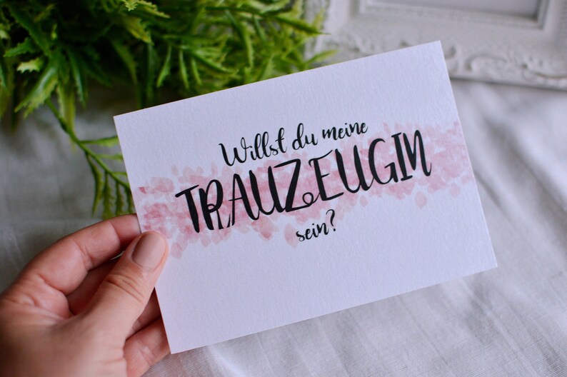 Will You Be My Maid Of Honour? Hochzeitskarte – In Goldfolie, 10,5x14,8 Cm, Mit Umschlag, Umweltfreundlich