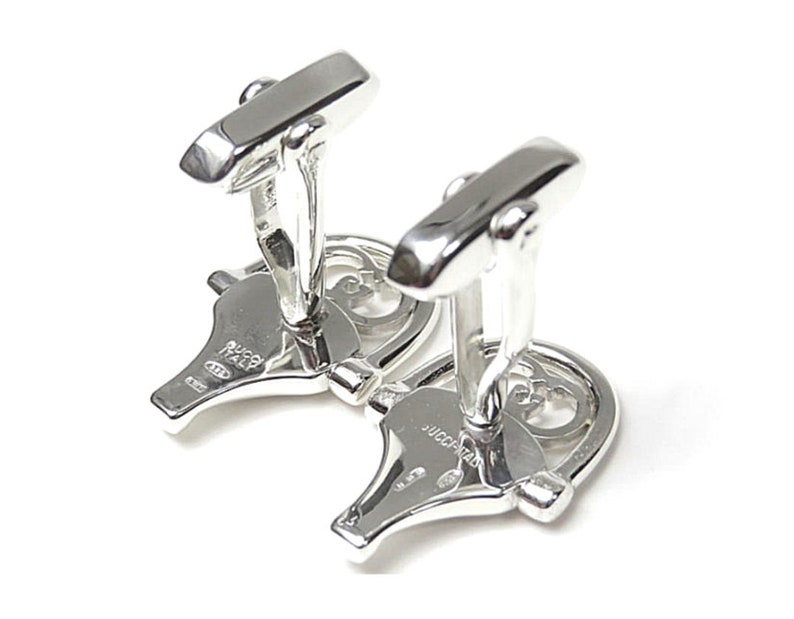 Gucci Cufflinks 90s Vintage Sterling Silver 925 Highly Etsy