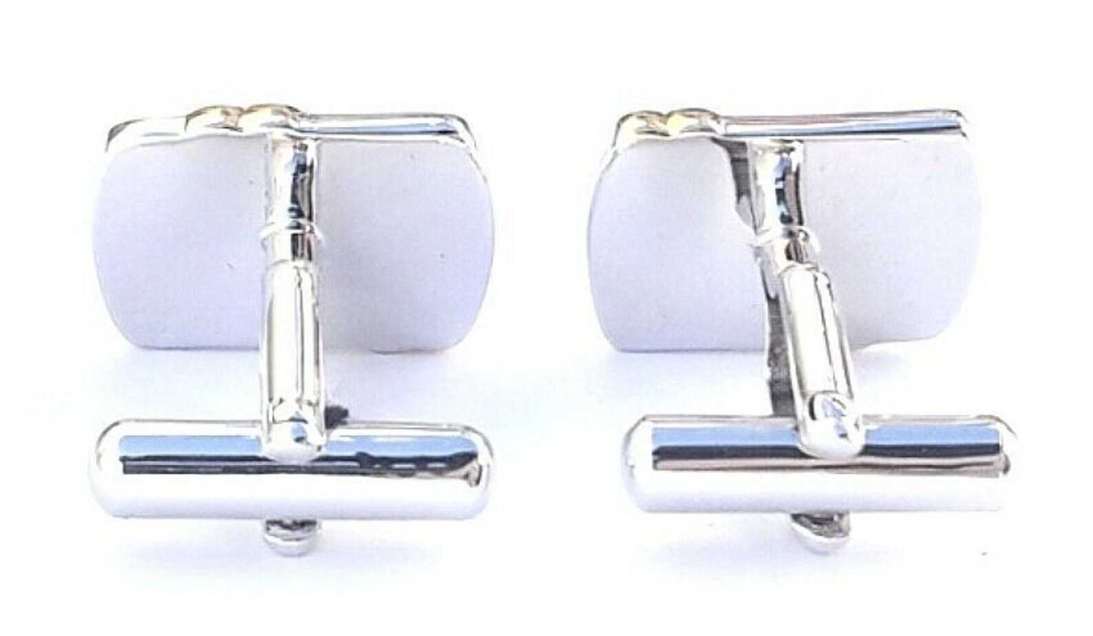 Mario Valentino Cufflinks & Tie Bar NEW 80s Vintage Silver Etsy