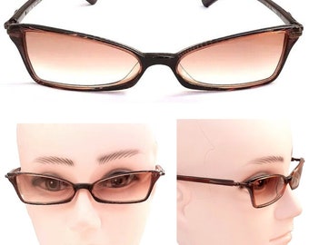 Jean Paul Gaultier Sunglasses 90s Vintage Brown Gradient Lenses & Frame Jpg Case Steampunk Neo Victorian Model 56-0077