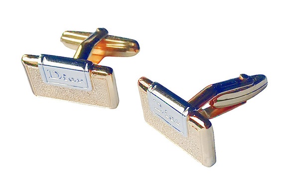 Christian Dior Cufflinks - NEW 80s Vintage - Poli… - image 5