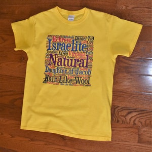 Hair Like Wool Yellow Tee