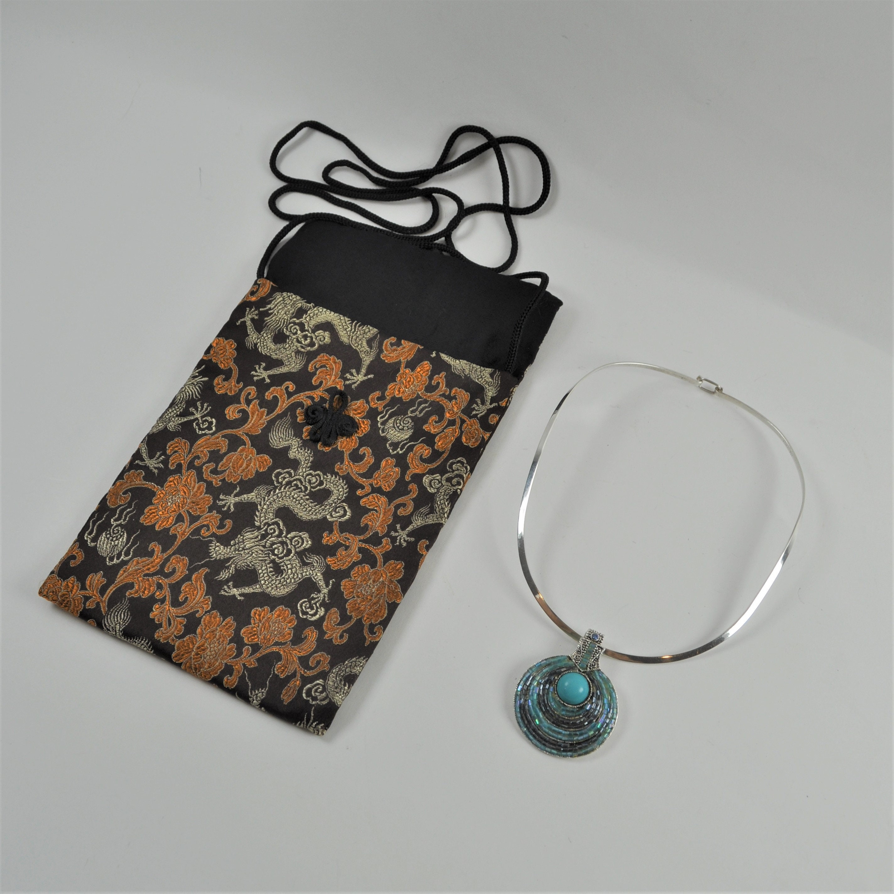 18 Sterling Silver Stiff Hard Necklace with Hook Closure Etsy