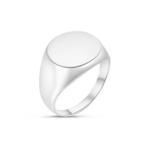 Chevalière en argent sterling, grande bague tendance bohème ronde