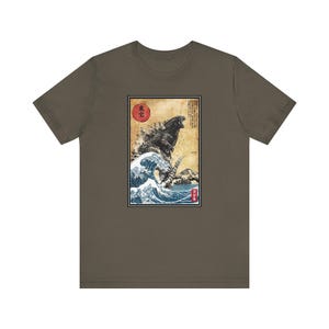 Godzilla Skateboarding Graphic Tee, Monster Movie Shirt