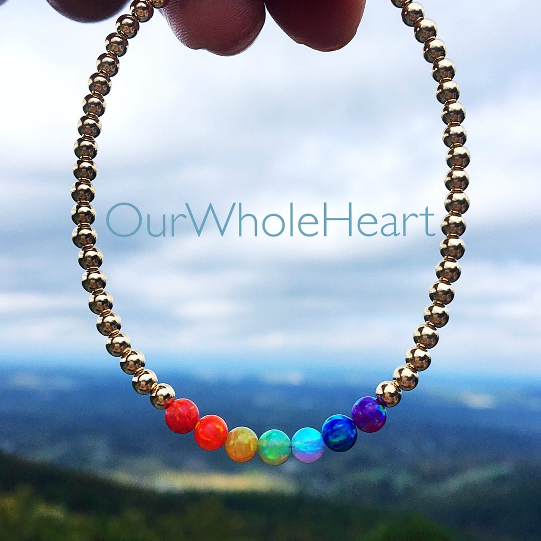 Chakra Opal Beaded Bracelet Chakra Bracelet Chakra Jewelry Etsy