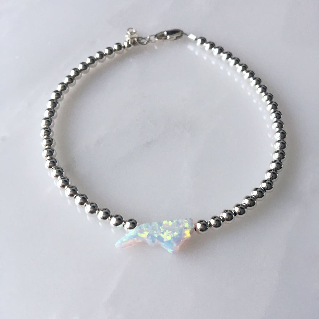 North Carolina Opal Beaded Bracelet North Carolina Bracelet Etsy