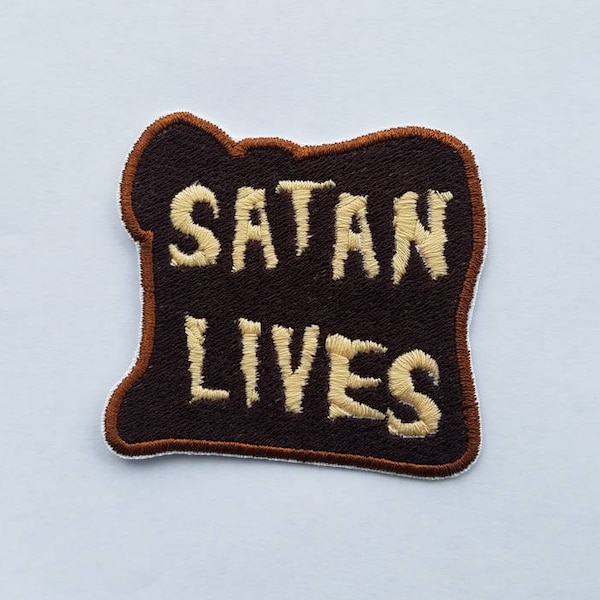 Satan Lives Toast Patch Toogumshoe Demon Possessed Toaster