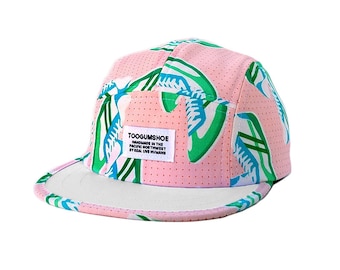 Pink Sneakerhead Retro 5 Panel Hat Polo Hat Dad Hat Toogumshoe