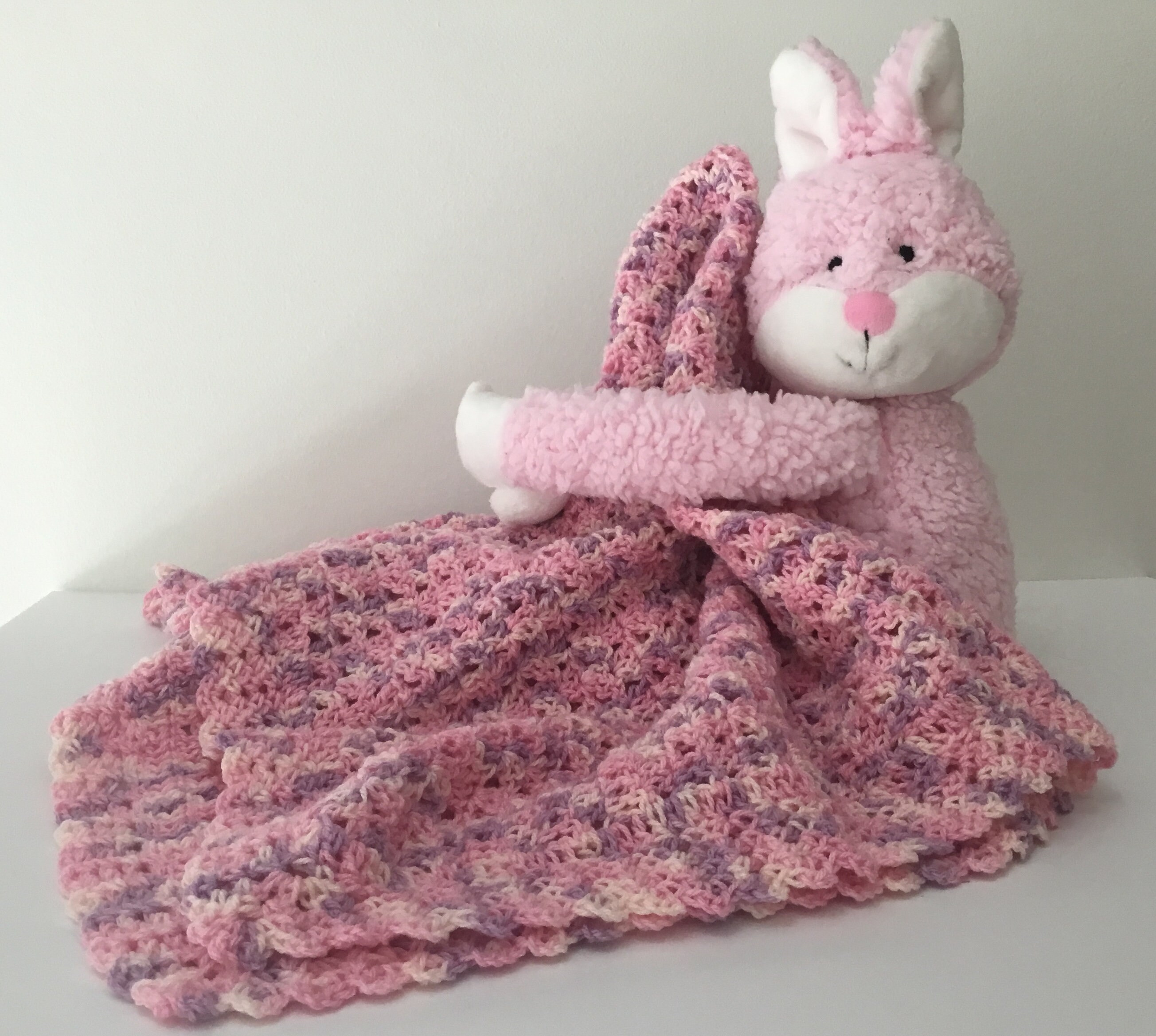 Big Little Honey Bunny Knotted Lovey Crochet Bunny PATTERN 