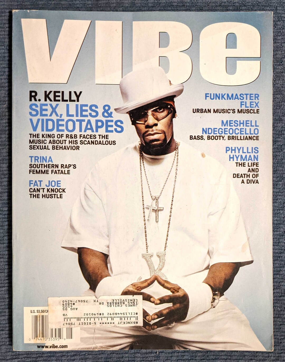 Vibe Magazine - May 2002 R Kelly - Etsy