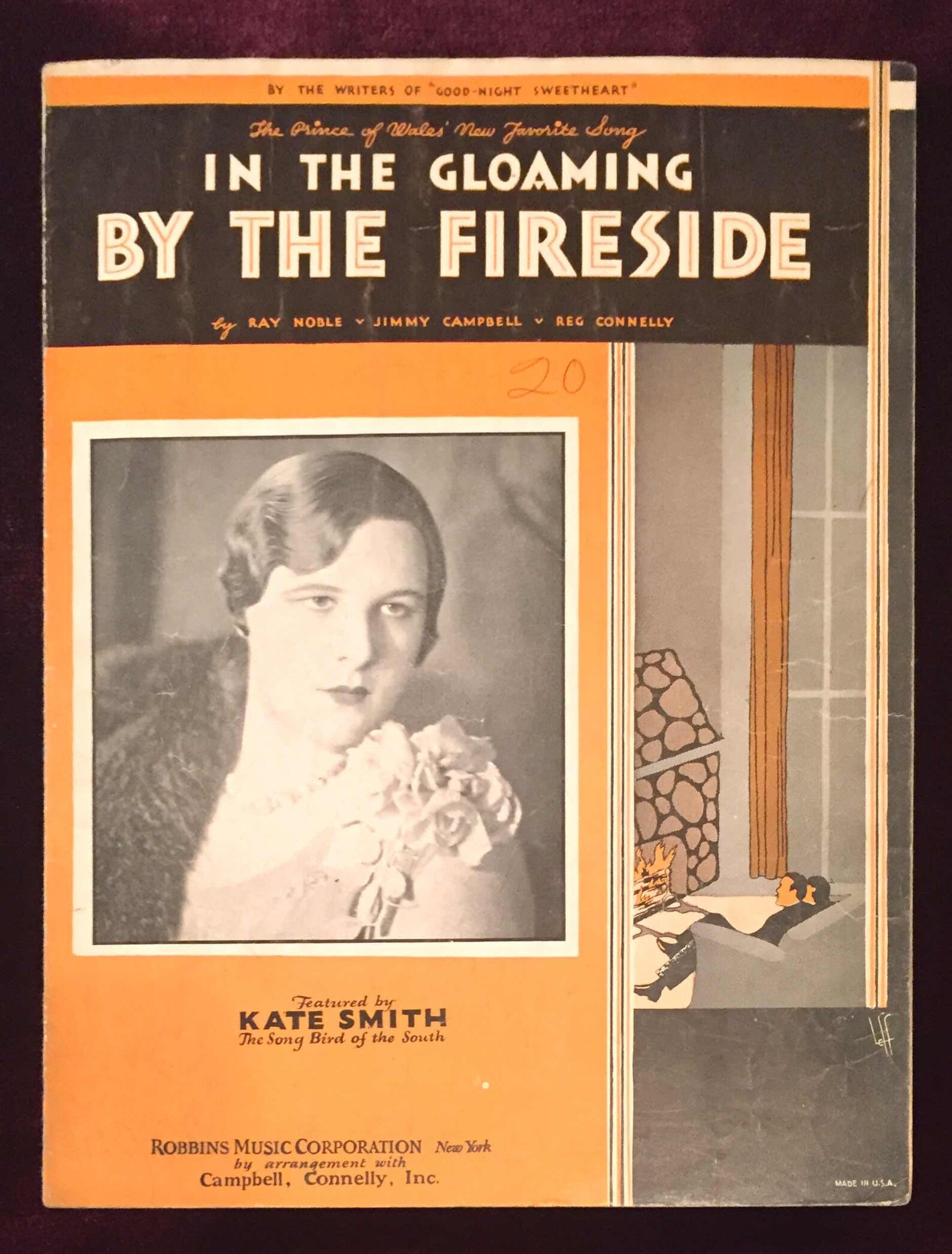 In the Gloaming by the Fireside - Sheet Music (kate Smith on Cover ...