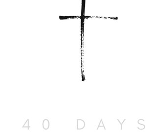 40 days, Painted Faith Journal, Bible Journaling, Simple Creative Devotional, Printable, Digital Download