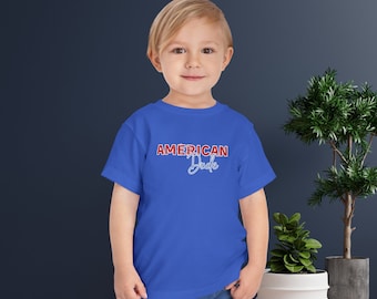 American Dude, Independence Day Shirt, 4th of July, Toddler T-Shirt, Toddler Boy Shirt, All American Boy, Toddler Kid Shirt