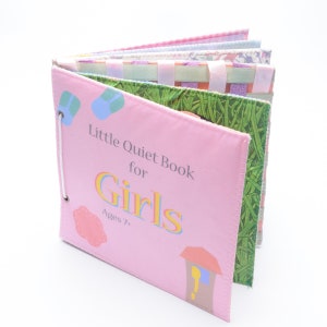 Libro tranquilo para niños de 7 años o más, libro sensorial, libro Montessori, desarrollo infantil temprano