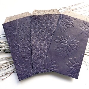 Pochettes Papier Kraft Naturel à Ruban Satin Couleur Kraft, 125g - 7 X