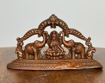 Miniatyr Gaja Lakshmi - Prasiddh Idols Presents Museum Replicated Idol