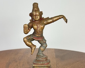 Narthana krishna - Prasiddh idols presenta Panchaloha Made Museum Replicated Idol