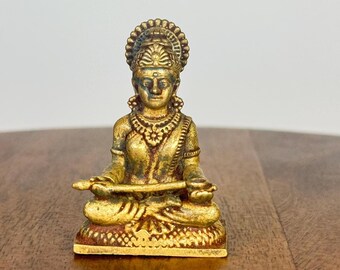 Annapoorneshwari Devi - Prasiddh Idols Presents Panchaloha Made Museum gerepliceerd idool