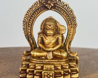 Dhayana Hanuman - Prasiddh Idols Presents Panchaloha Made Museum gerepliceerd idool