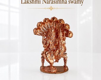 Lakshmi Narasimha Swamy - Prasiddh-idolen presenteert koperen idool