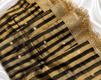 Banarasi kora tissue silk saree