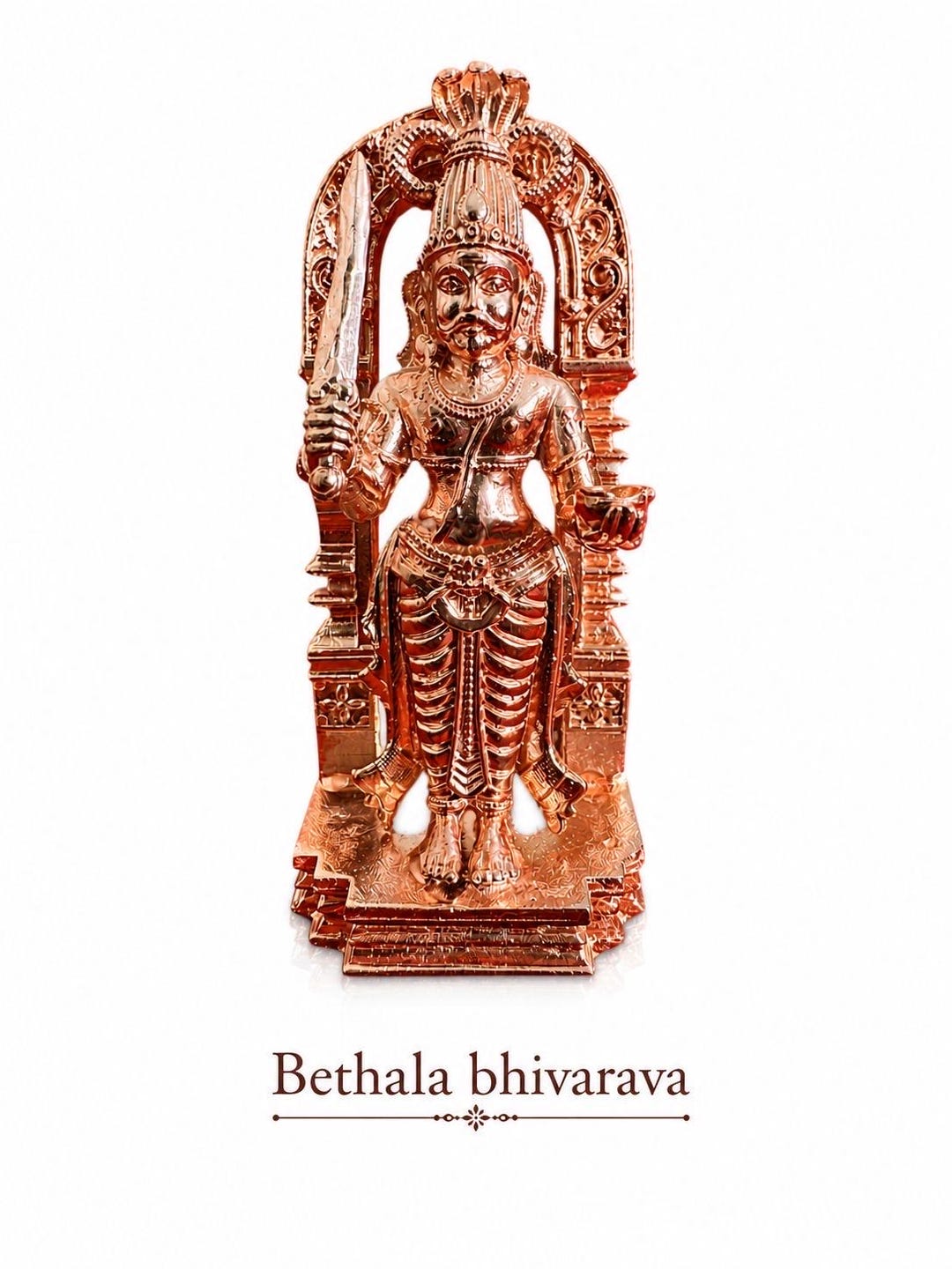 Bethala Bhairava Swamy - Prasiddh Idols Presents Copper Idol - Etsy