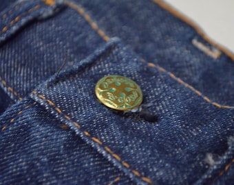 Vintage 1980s Oshkosh B'Gosh 34 x 30 Boot Cut Dark Wash Denim Jeans