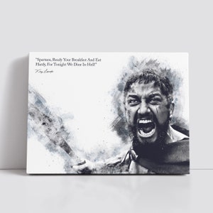 Quadro decorativo Poster 300 This Is Sparta Filme Cinema Arte no