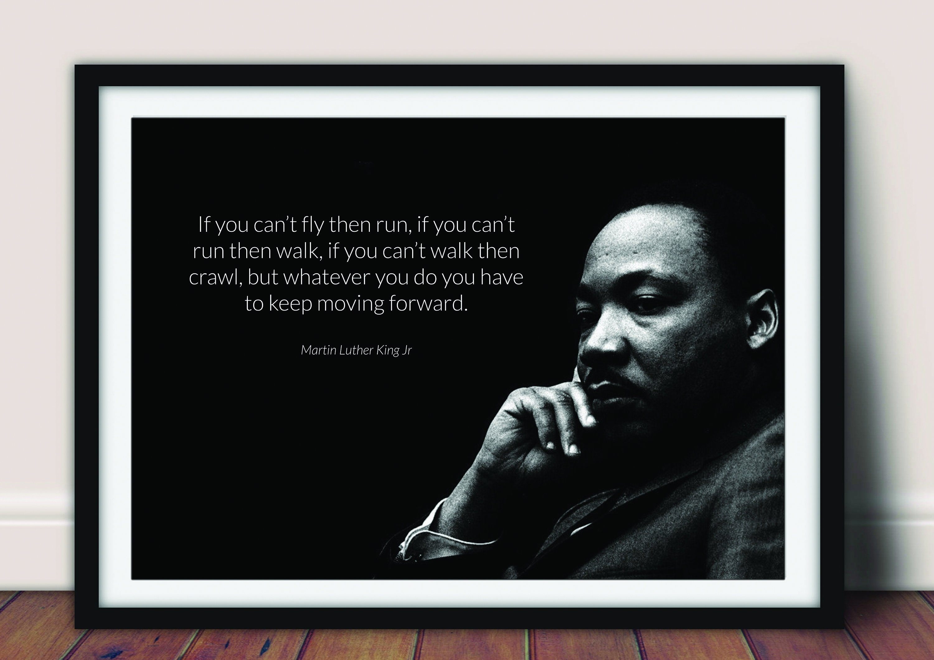 Martin Luther King Jr Inspirational quote Wall Print | Etsy
