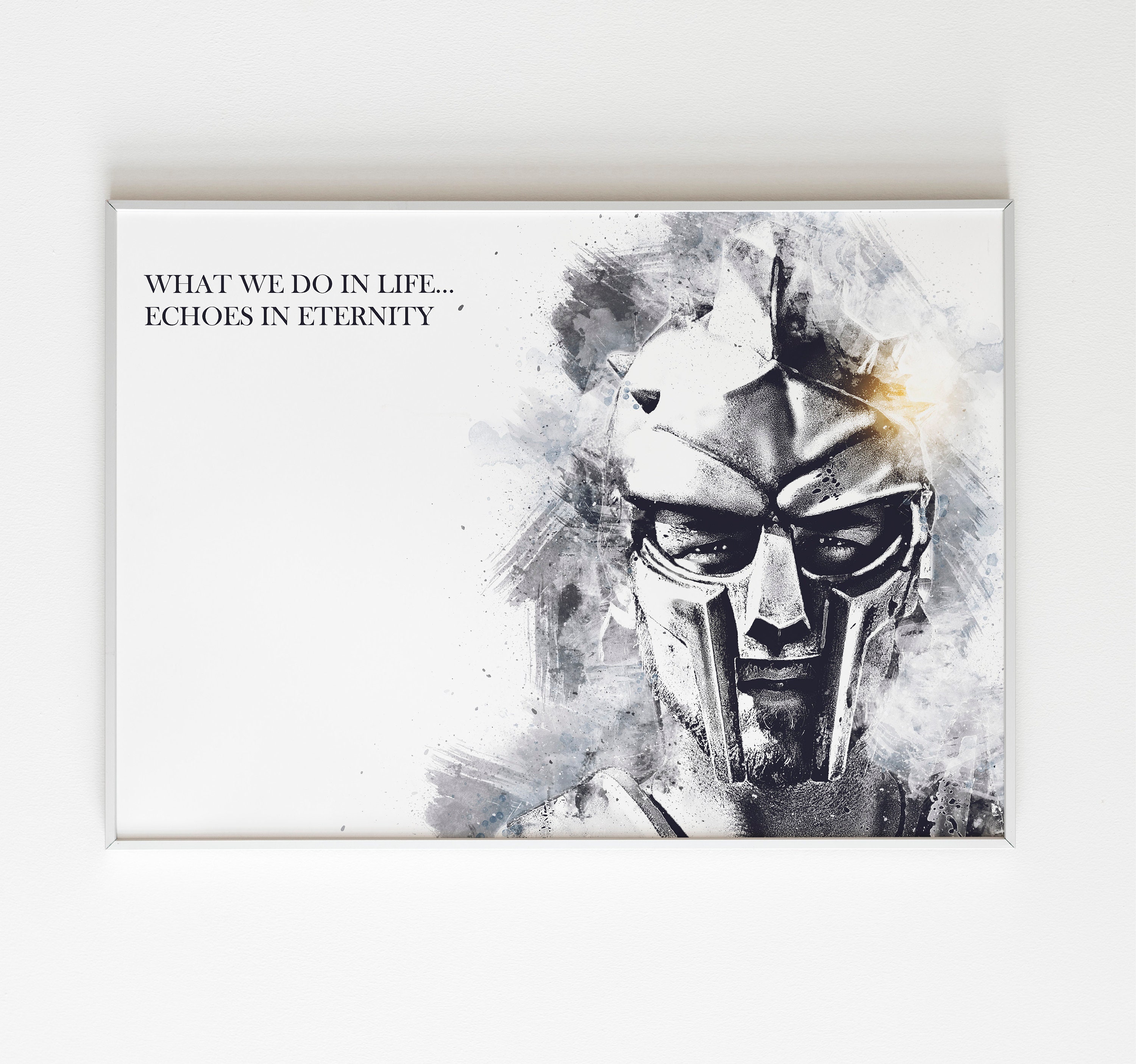 What We Do In Life Echoes In Eternity Gladiator Wall Art Etsy