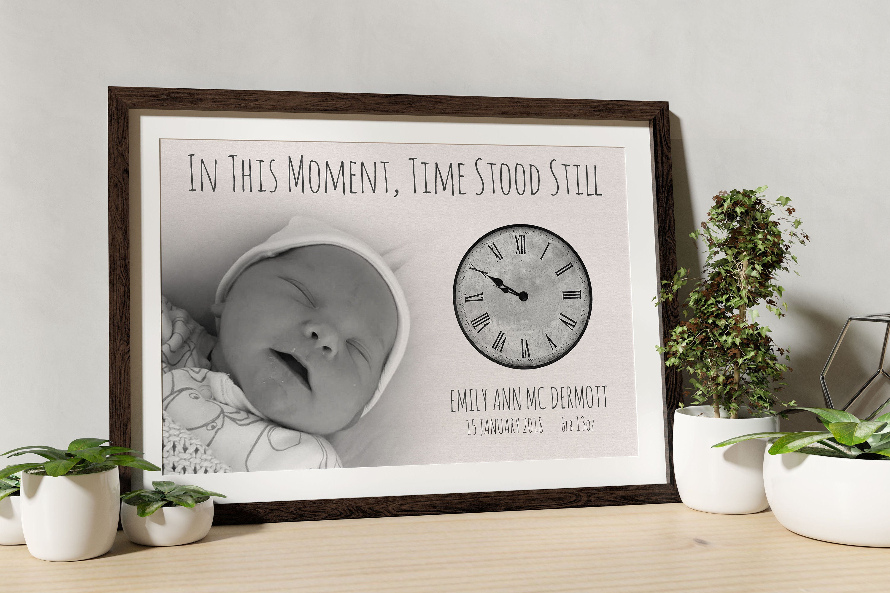 In Diesem Moment Stand Die Zeit Still www.etsy.com