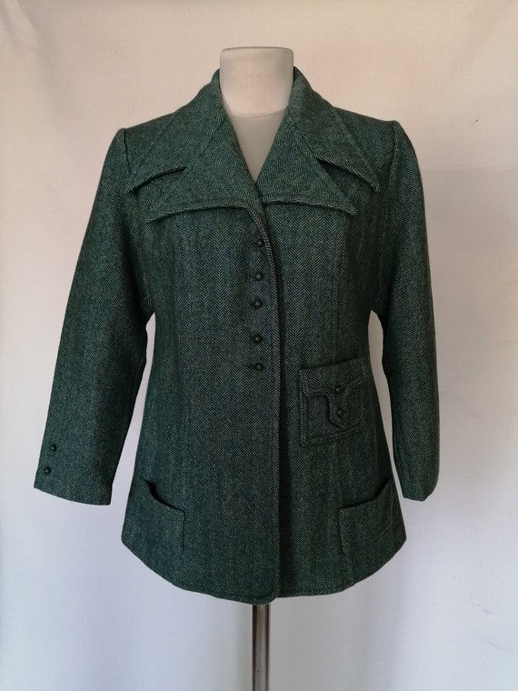 vintage tweed blazer