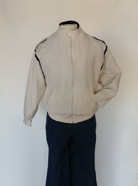 bomber jacket in the 1980s