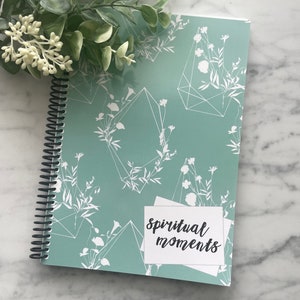 Spiritual Moments Impressions / Promptings 7x10 Journal, LDS Journal, Come Follow Me, General Conference Notes, Blessings, Church Notes