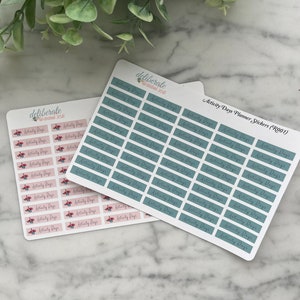 Activity Day Planner Stickers -- Made to fit the Deliberate Doodles, Erin Condren and Happy Planner (R001)
