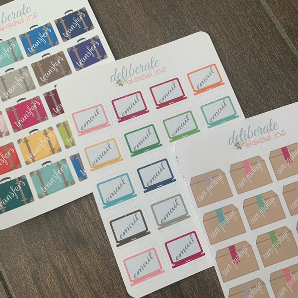 Missionary Mom Icon Planner Stickers -- Made to fit the Deliberate Doodles, Erin Condren and Happy Planner (R011)