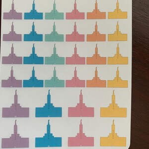 LDS Temple Planner Stickers -- Made to Fit the Mormon Mom Planner or ...