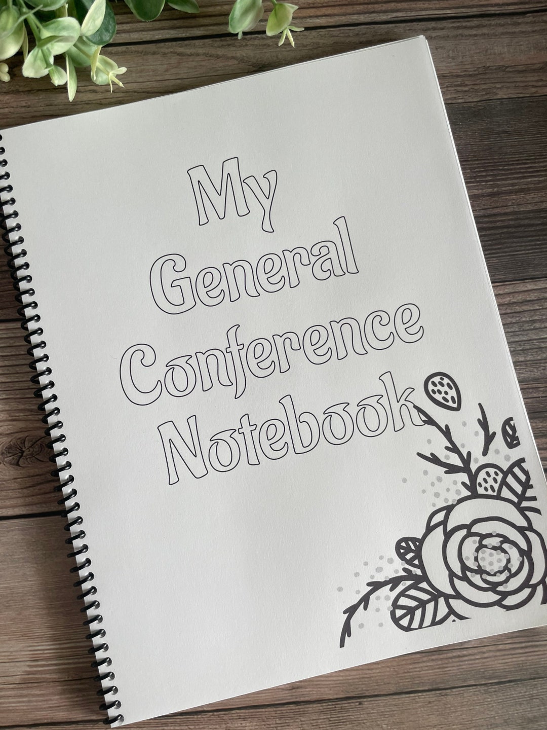 DIGITAL DOWNLOAD Children's LDS General Conference Notebook / Journal ...
