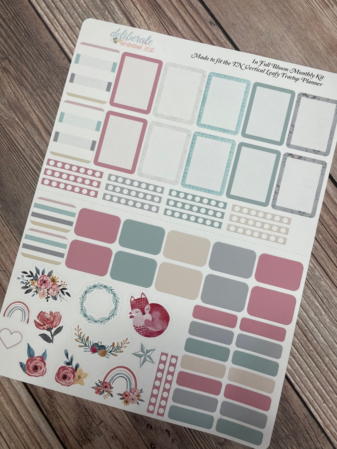 Good Day Planner Stickers — Made to Fit the Leafy Treetop Planners and ...
