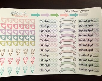 New Planner Stickers -- Made to fit the Mormon Mom Planner