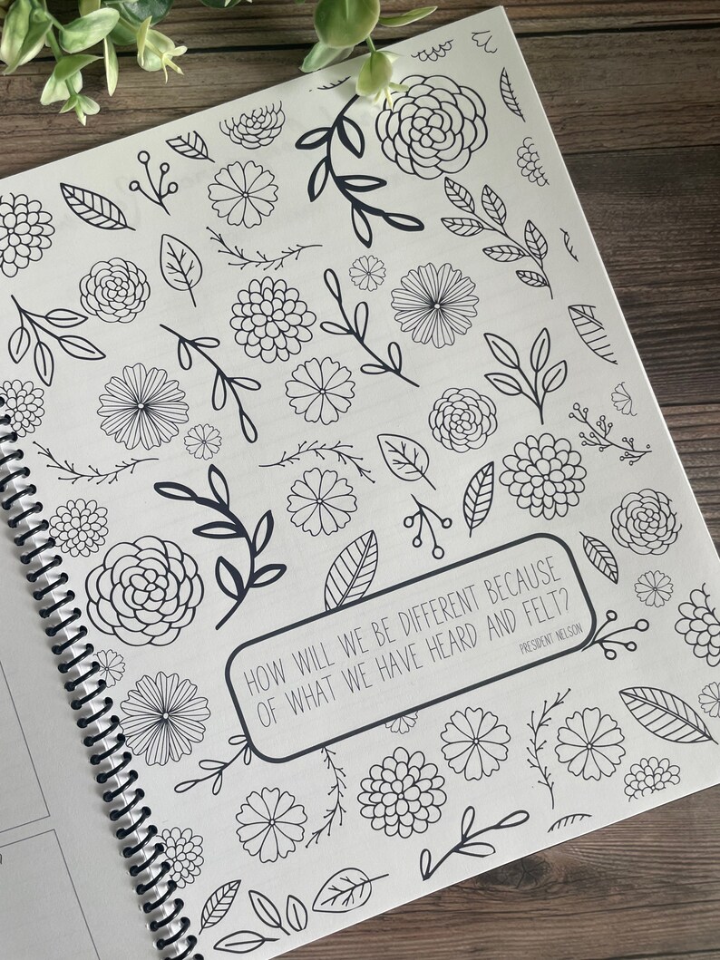 DIGITAL DOWNLOAD April 2023 LDS General Conference Notebook / Etsy